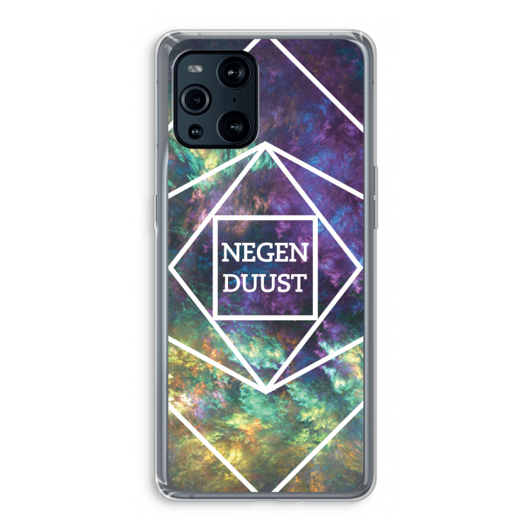 Negenduust ruimte: Oppo Find X3 Transparant Hoesje