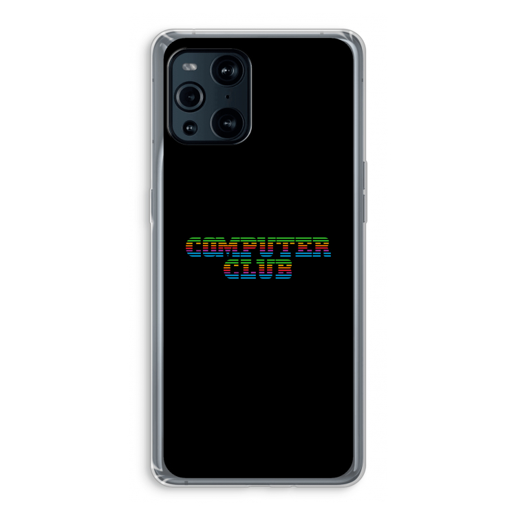Retro: Oppo Find X3 Transparant Hoesje