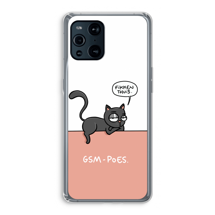 GSM poes: Oppo Find X3 Transparant Hoesje
