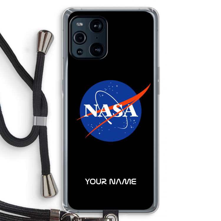 NASA: Oppo Find X3 Transparant Hoesje met koord