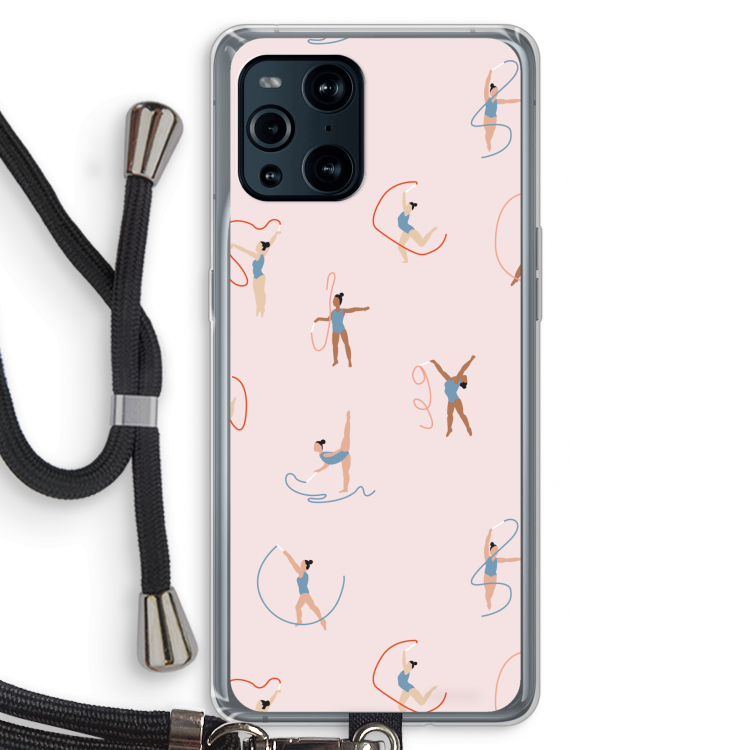 Dancing #3: Oppo Find X3 Transparant Hoesje met koord