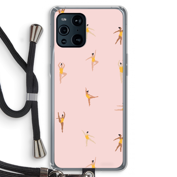 Dans #2: Oppo Find X3 Transparant Hoesje met koord