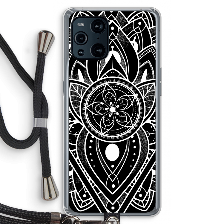 It's Complicated: Oppo Find X3 Transparant Hoesje met koord