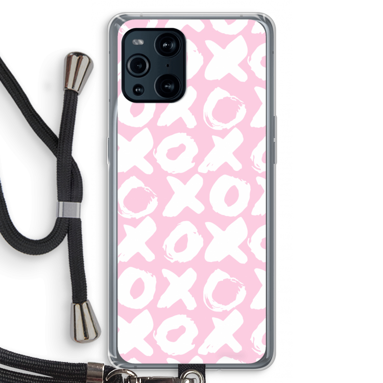 XOXO: Oppo Find X3 Transparant Hoesje met koord