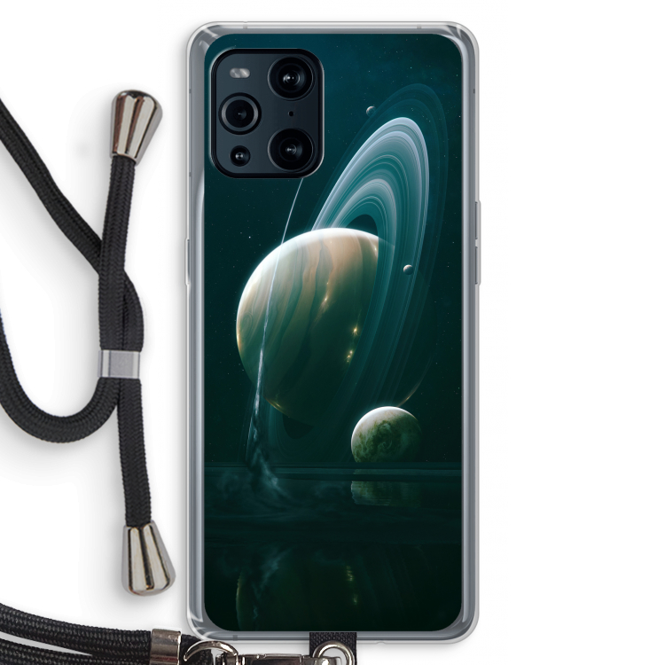 Mercurius: Oppo Find X3 Transparant Hoesje met koord