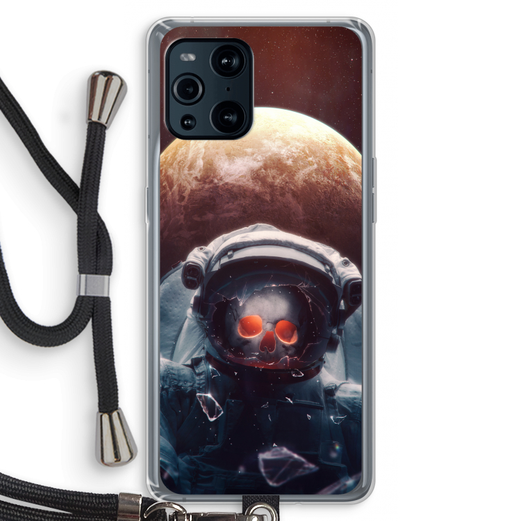 Voyager: Oppo Find X3 Transparant Hoesje met koord