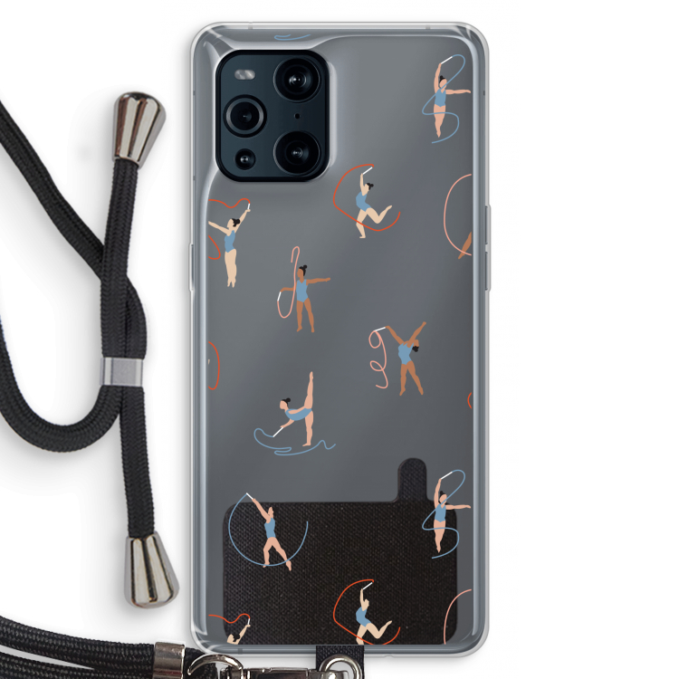 Dancing #3: Oppo Find X3 Transparant Hoesje met koord