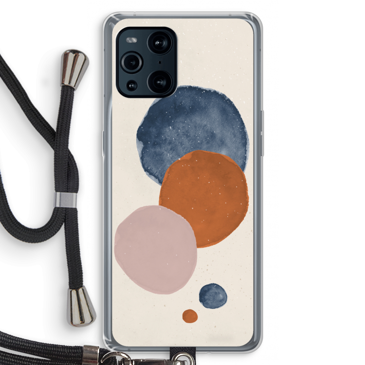 Geo #4: Oppo Find X3 Transparant Hoesje met koord