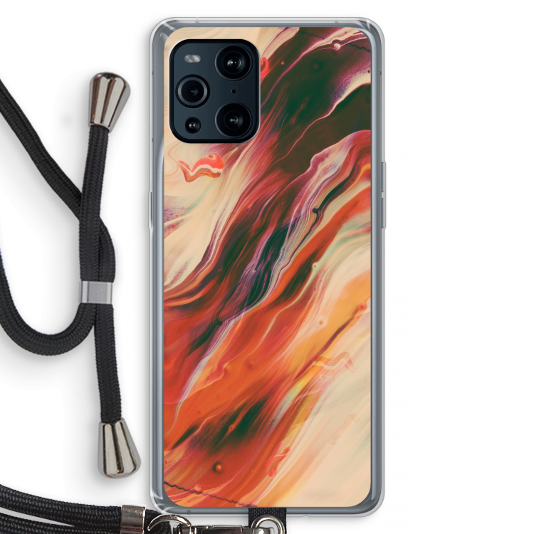 Forgotten Lands: Oppo Find X3 Transparant Hoesje met koord