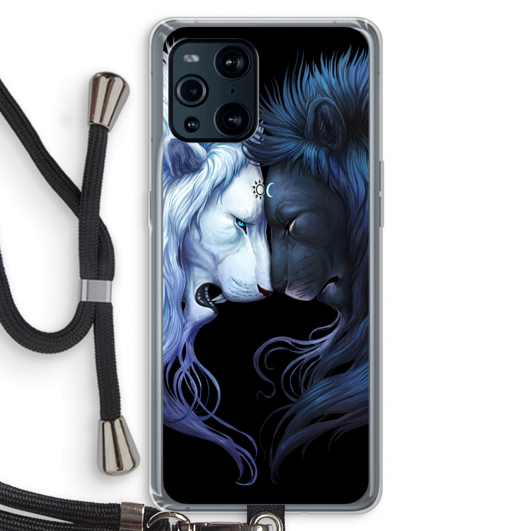 Brotherhood: Oppo Find X3 Transparant Hoesje met koord
