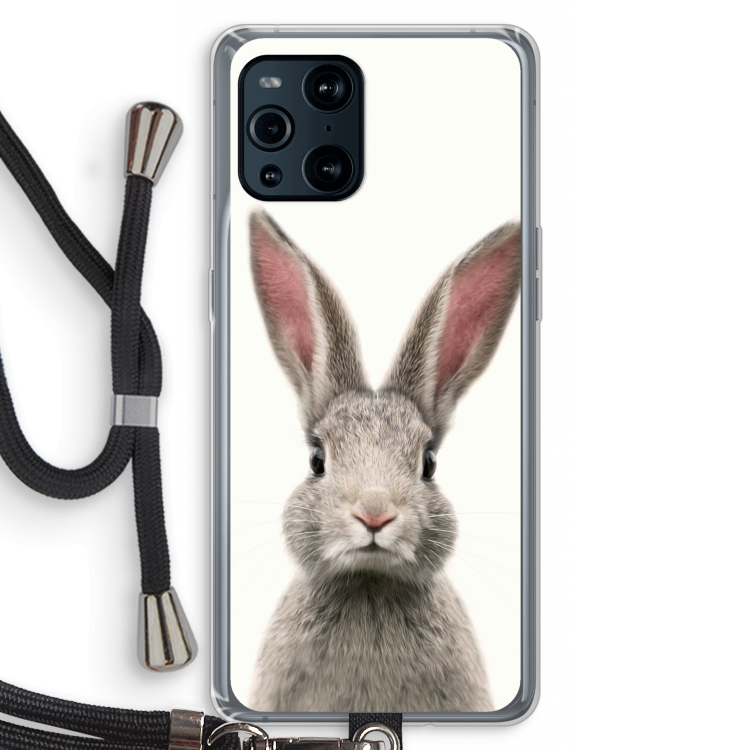 Daisy: Oppo Find X3 Transparant Hoesje met koord