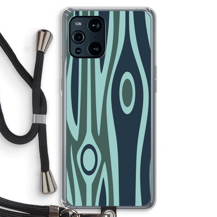 Bast B: Oppo Find X3 Transparant Hoesje met koord