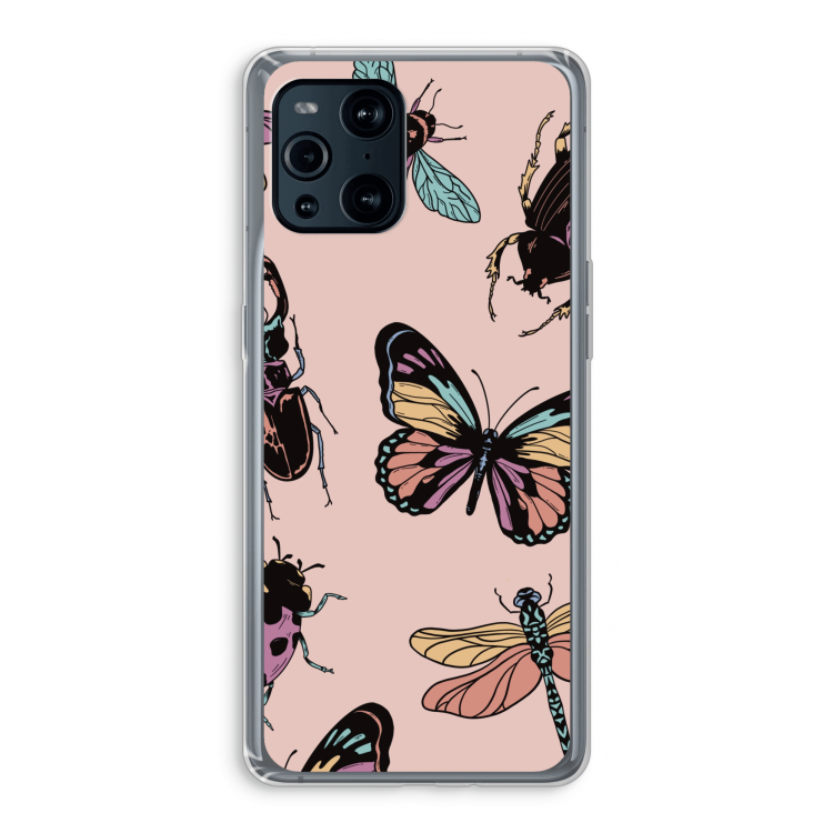 Tiny Bugs: Oppo Find X3 Transparant Hoesje