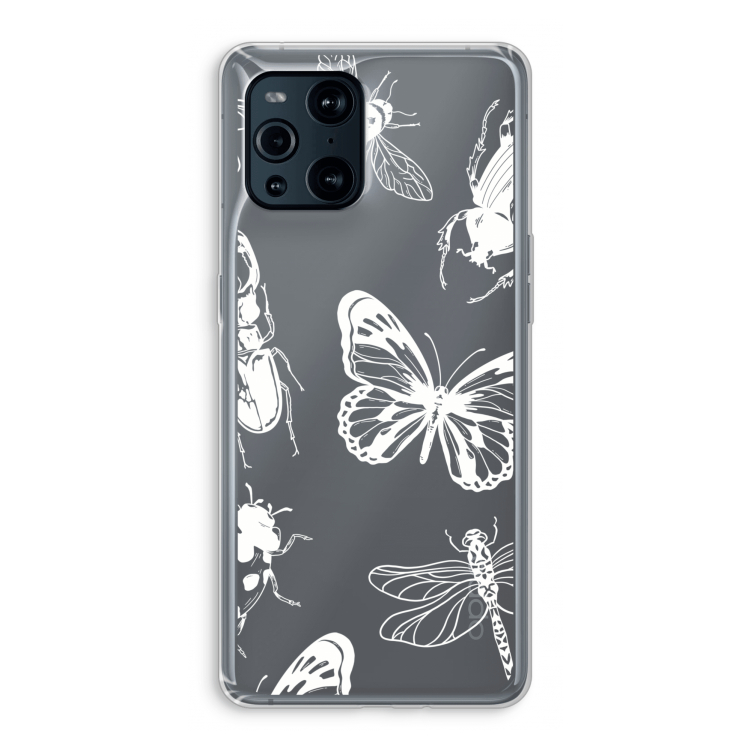Tiny Bugs: Oppo Find X3 Transparant Hoesje