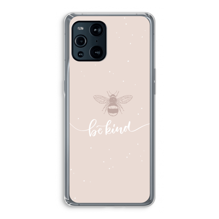 Be(e) kind: Oppo Find X3 Pro Transparant Hoesje