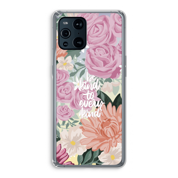 Kindness matters: Oppo Find X3 Pro Transparant Hoesje