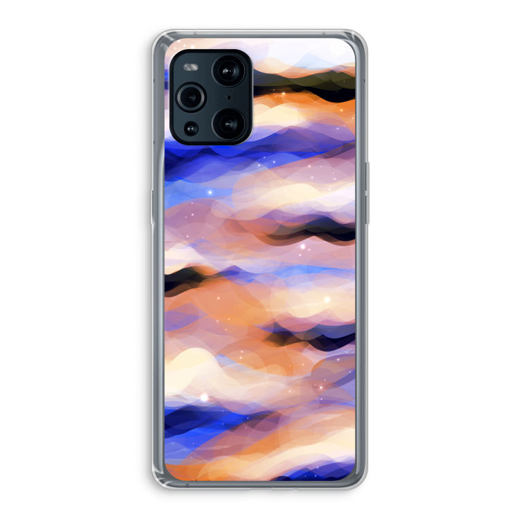 Donkere Wolken: Oppo Find X3 Pro Transparant Hoesje