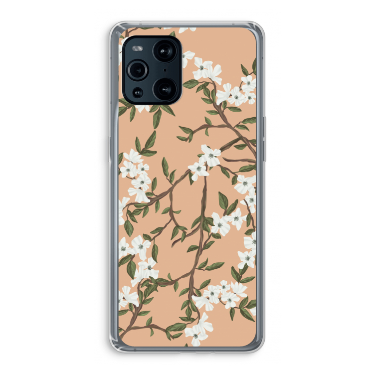 Blossoming spring: Oppo Find X3 Pro Transparant Hoesje
