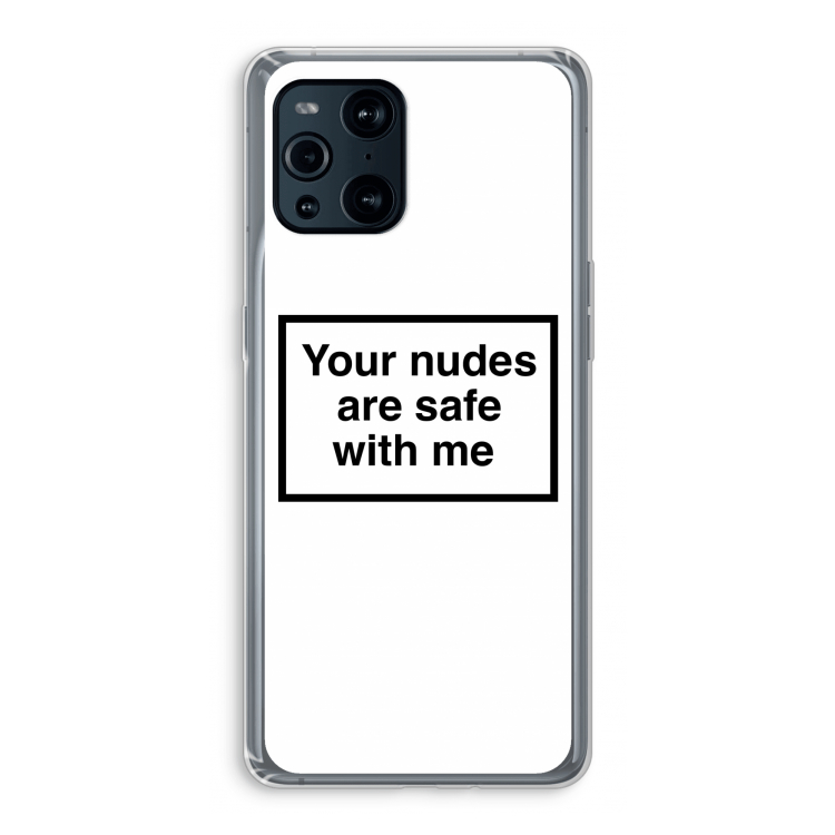Safe with me: Oppo Find X3 Pro Transparant Hoesje