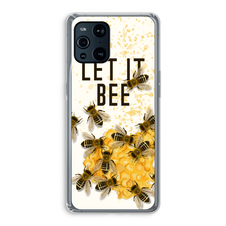 Let it bee: Oppo Find X3 Pro Transparant Hoesje