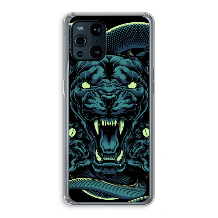 Cougar and Vipers: Oppo Find X3 Pro Transparant Hoesje