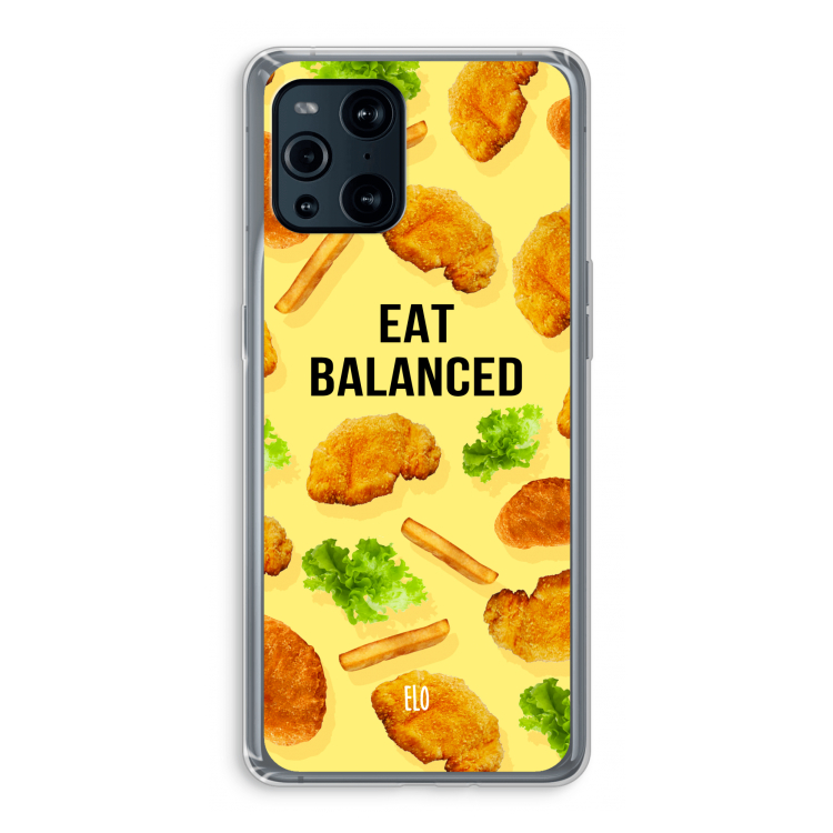 Eat Balanced: Oppo Find X3 Pro Transparant Hoesje