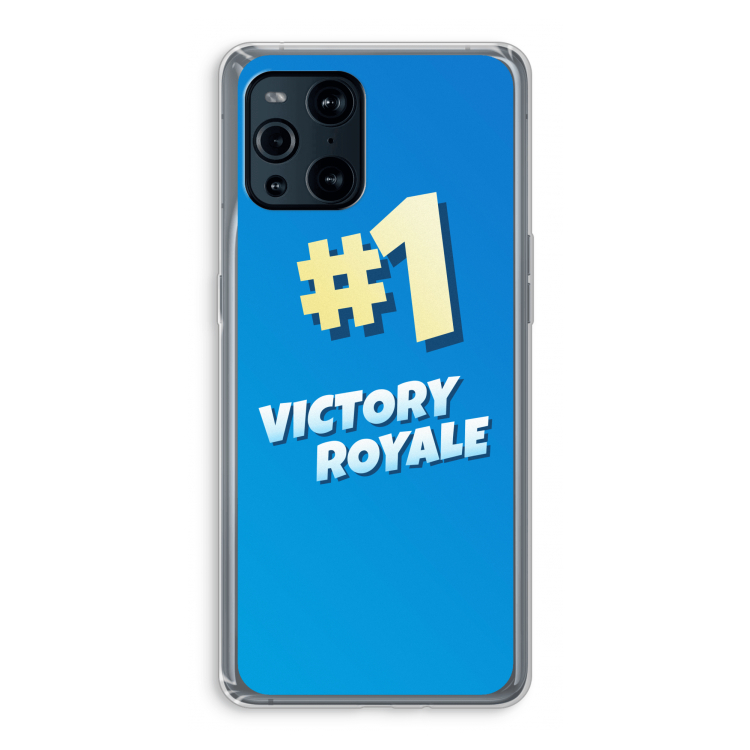 Victory Royale: Oppo Find X3 Pro Transparant Hoesje