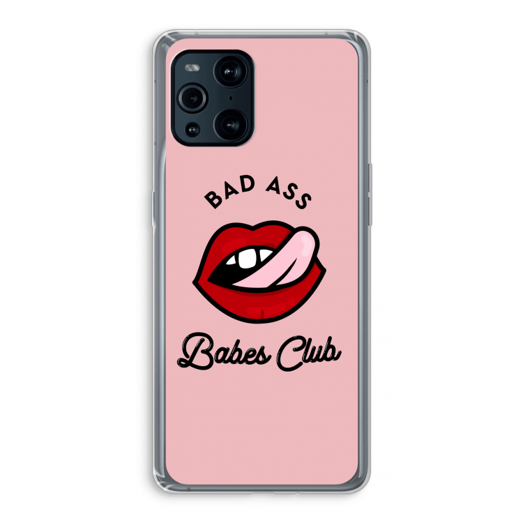 Badass Babes Club: Oppo Find X3 Pro Transparant Hoesje
