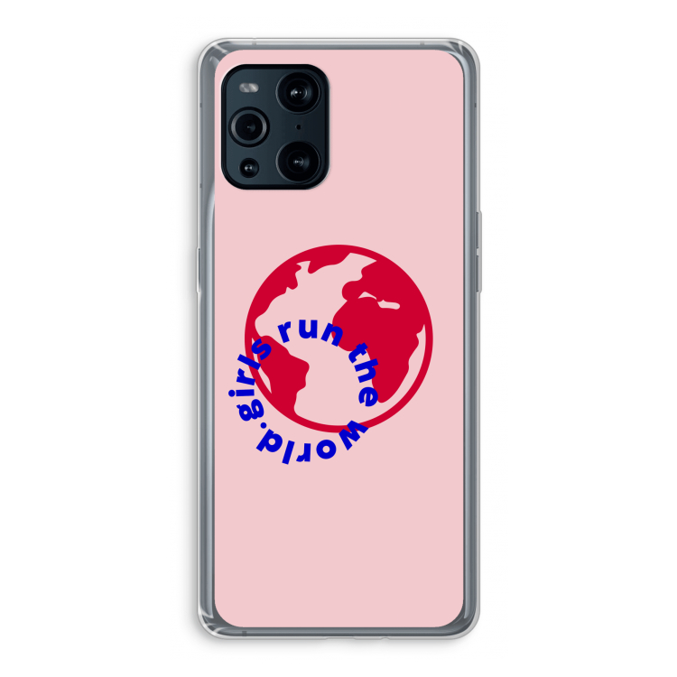 Run The World: Oppo Find X3 Pro Transparant Hoesje