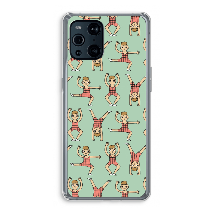 Gymboys: Oppo Find X3 Pro Transparant Hoesje