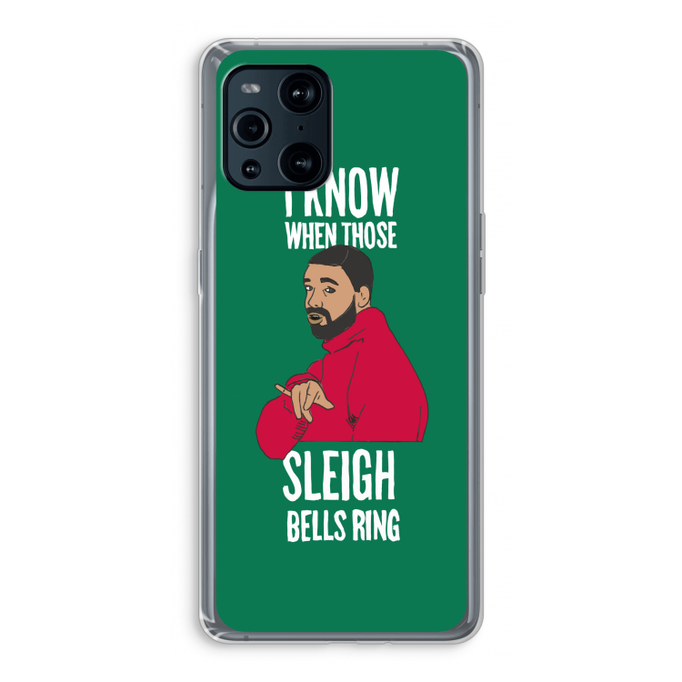 Sleigh Bells Ring: Oppo Find X3 Pro Transparant Hoesje