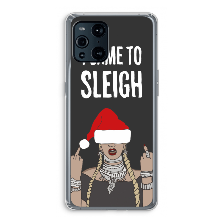 Came To Sleigh: Oppo Find X3 Pro Transparant Hoesje