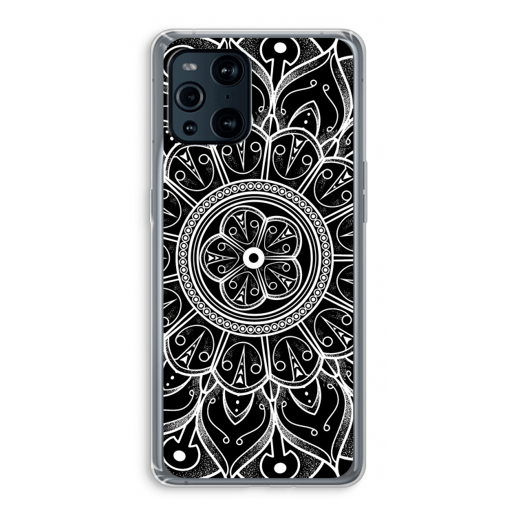 Roses Are Red: Oppo Find X3 Pro Transparant Hoesje