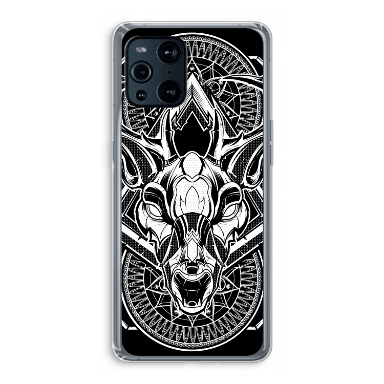Oh Deer: Oppo Find X3 Pro Transparant Hoesje