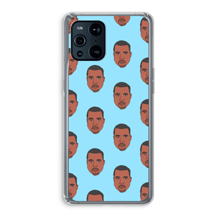 Kanye Call Me?: Oppo Find X3 Pro Transparant Hoesje