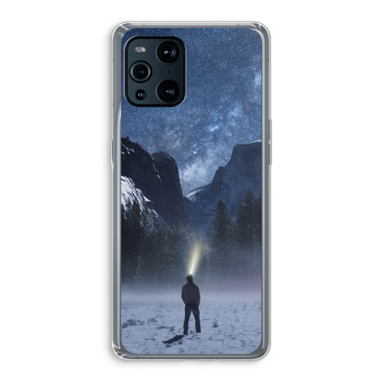 Wanderlust: Oppo Find X3 Pro Transparant Hoesje
