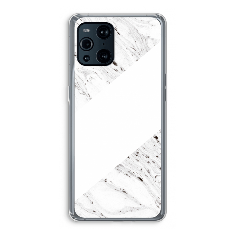 Biggest stripe: Oppo Find X3 Pro Transparant Hoesje
