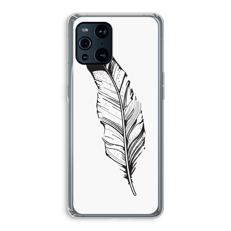 Pluim: Oppo Find X3 Pro Transparant Hoesje