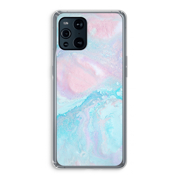 Fantasie pastel: Oppo Find X3 Pro Transparant Hoesje