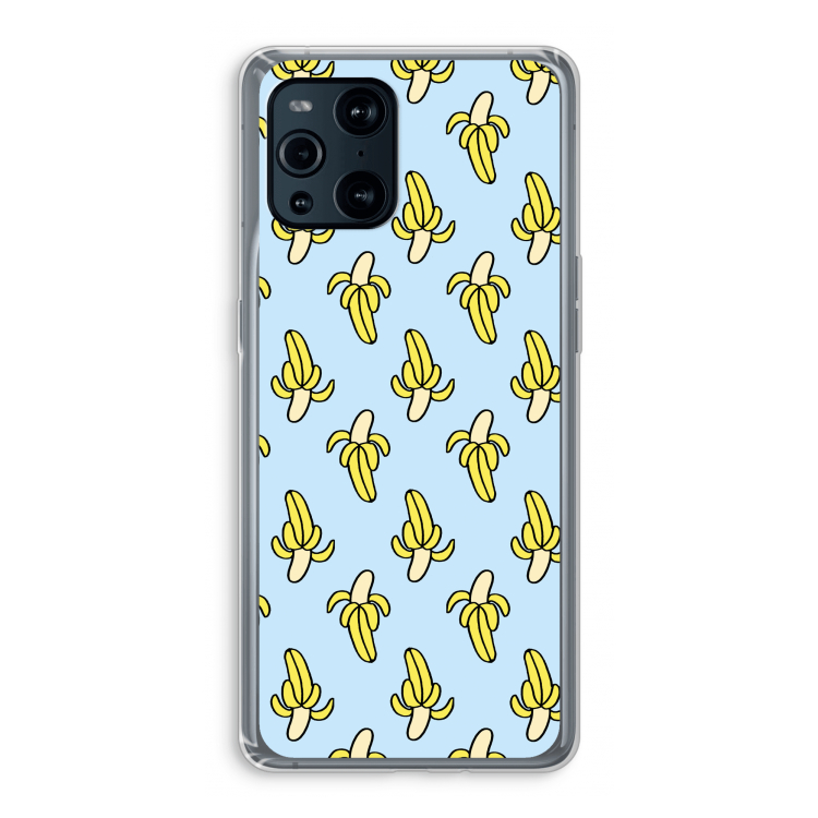 Bananas: Oppo Find X3 Pro Transparant Hoesje