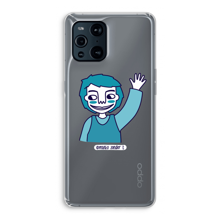 Zwaai: Oppo Find X3 Pro Transparant Hoesje