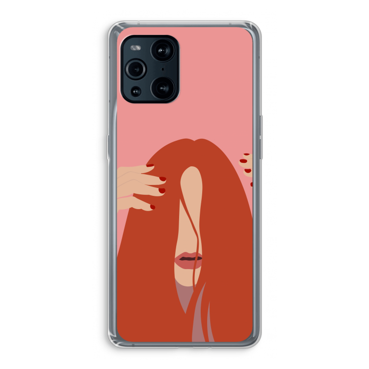 Woke up like this: Oppo Find X3 Pro Transparant Hoesje