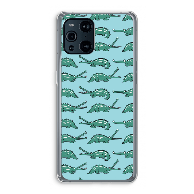 Kroko: Oppo Find X3 Pro Transparant Hoesje