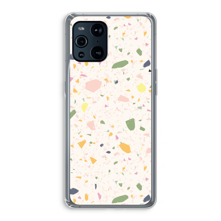 Terrazzo N°21: Oppo Find X3 Pro Transparant Hoesje