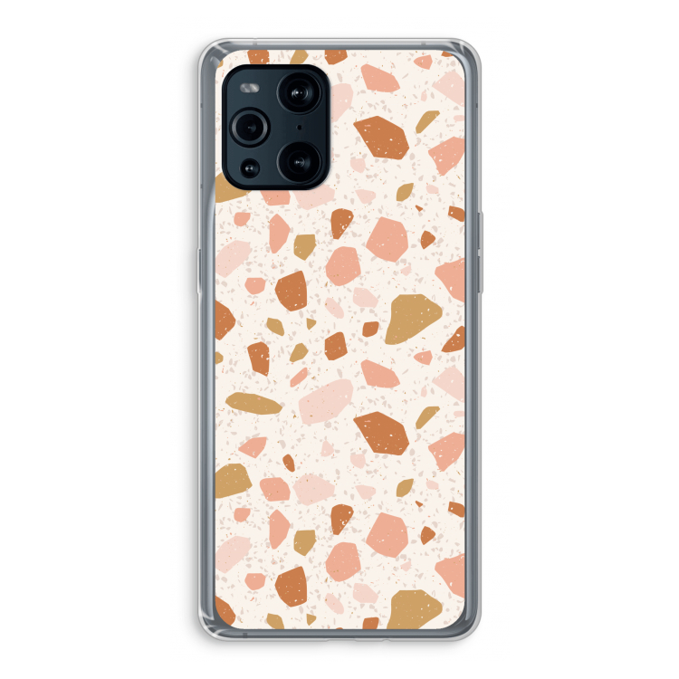 Terrazzo N°18: Oppo Find X3 Pro Transparant Hoesje