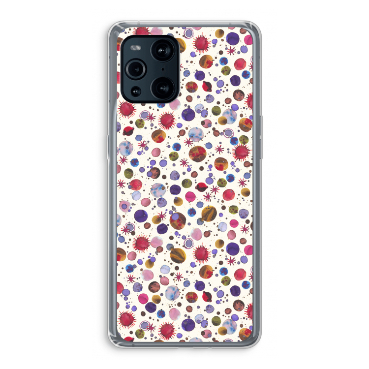 Planets Space: Oppo Find X3 Pro Transparant Hoesje