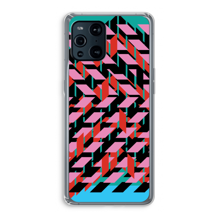 Skew Blush 2: Oppo Find X3 Pro Transparant Hoesje
