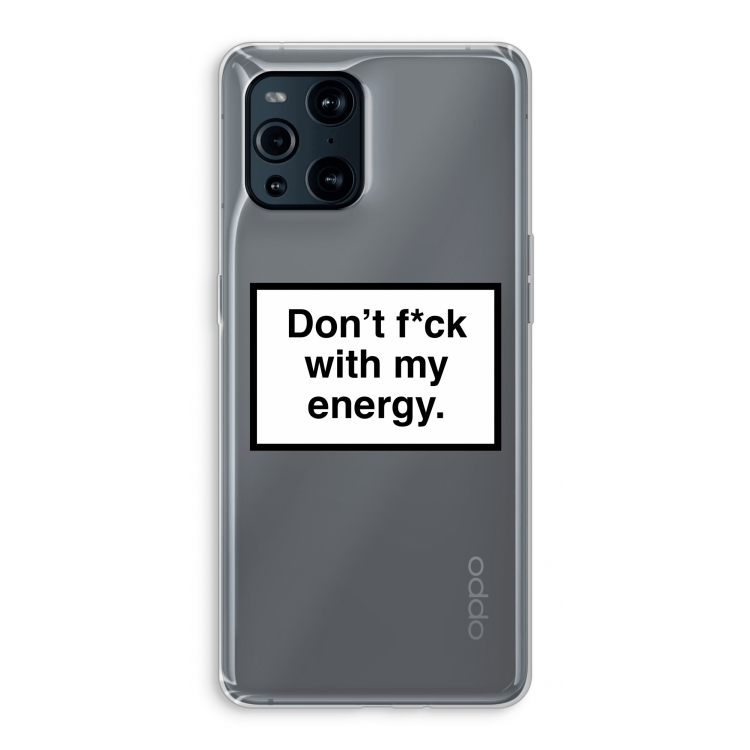 My energy: Oppo Find X3 Pro Transparant Hoesje