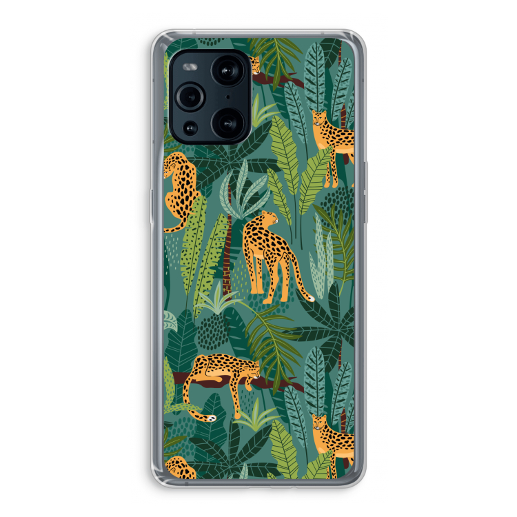 Luipaard 2: Oppo Find X3 Pro Transparant Hoesje