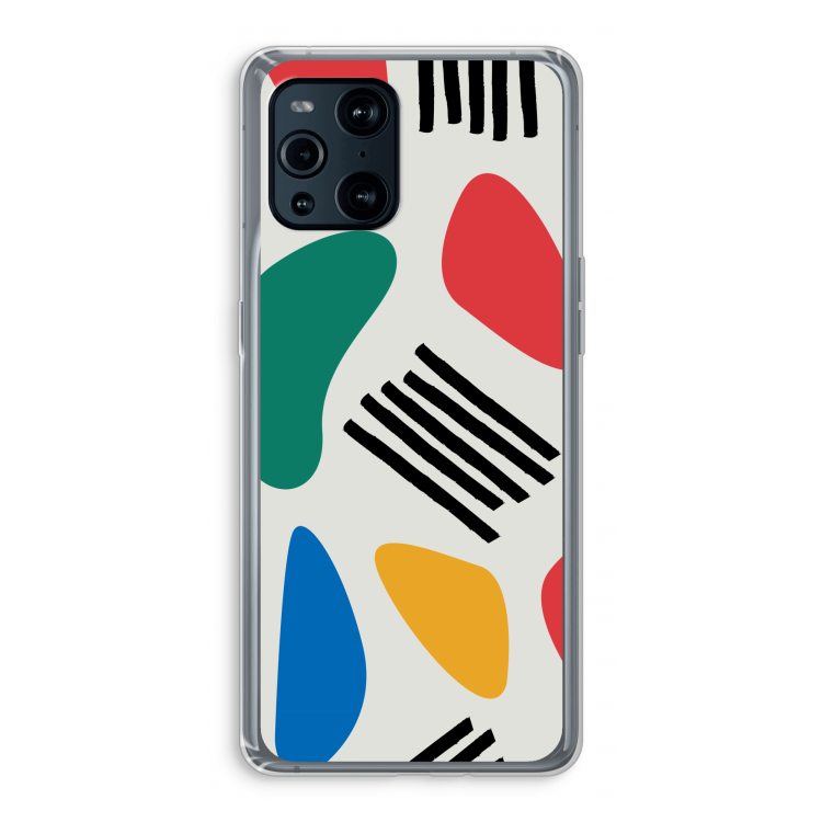 Illustratieve pop 1: Oppo Find X3 Pro Transparant Hoesje